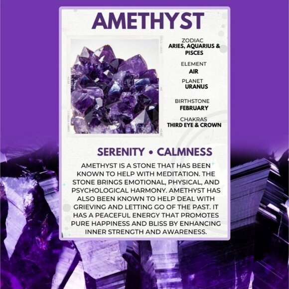 Amethyst & Moonstone ✦ Wire Wrap Cuff ✦ 925 Silver Over Copper w/ Raw Crystal - Picture 11 of 12